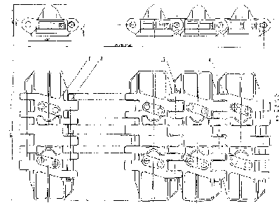 Цепь гусеничная ЭКГ-8и ЭКГ-10 3519.05.03.000 сб